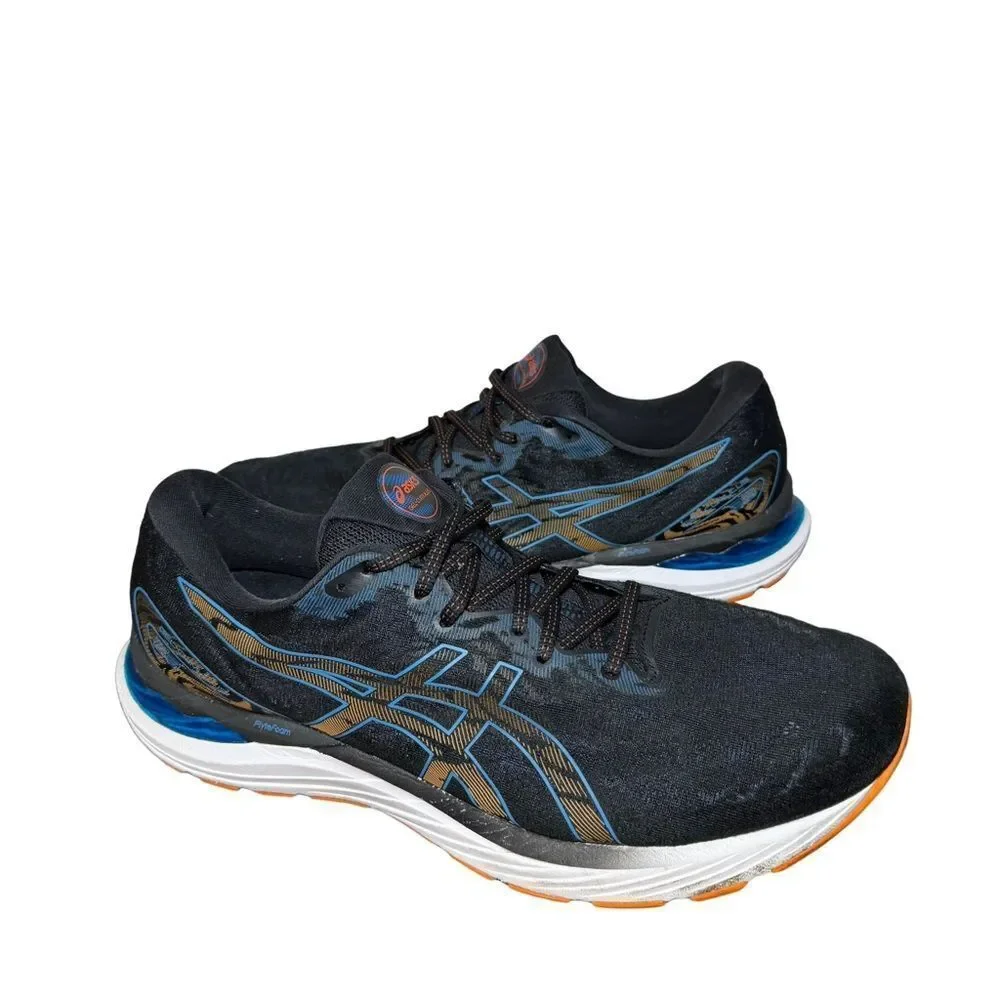 Asics Black and Blue Athletic Shoes size 14 wide